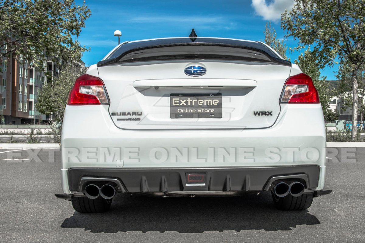 Extreme Online Store [15 - 21 WRX/STI] CS Style Rear Apron Lip - JDMuscleRear LipsRLIP-303-BKCFCarbon Fiber