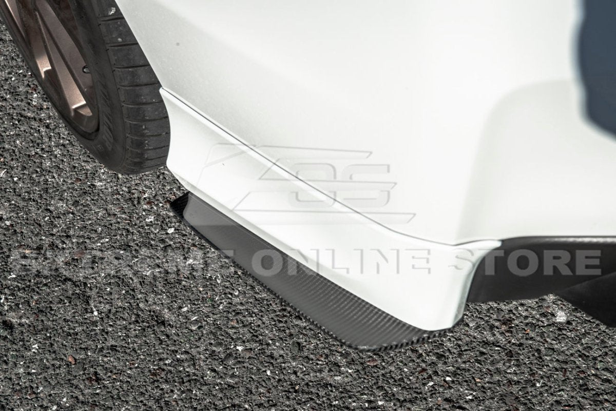 Extreme Online Store [15 - 21 WRX/STI] CS Style Rear Apron Lip - JDMuscleRear LipsRLIP-303-BKCFCarbon Fiber