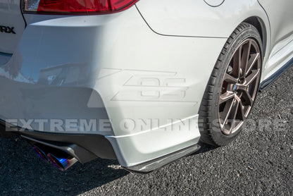 Extreme Online Store [15 - 21 WRX/STI] CS Style Rear Apron Lip - JDMuscleRear LipsRLIP-303-BKCFCarbon Fiber