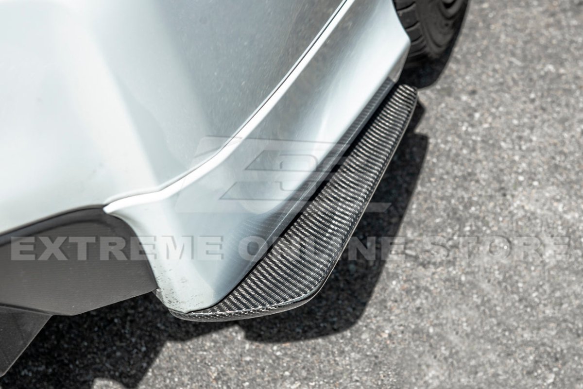 Extreme Online Store [15 - 21 WRX/STI] CS Style Rear Apron Lip - JDMuscleRear LipsRLIP-303-BKCFCarbon Fiber