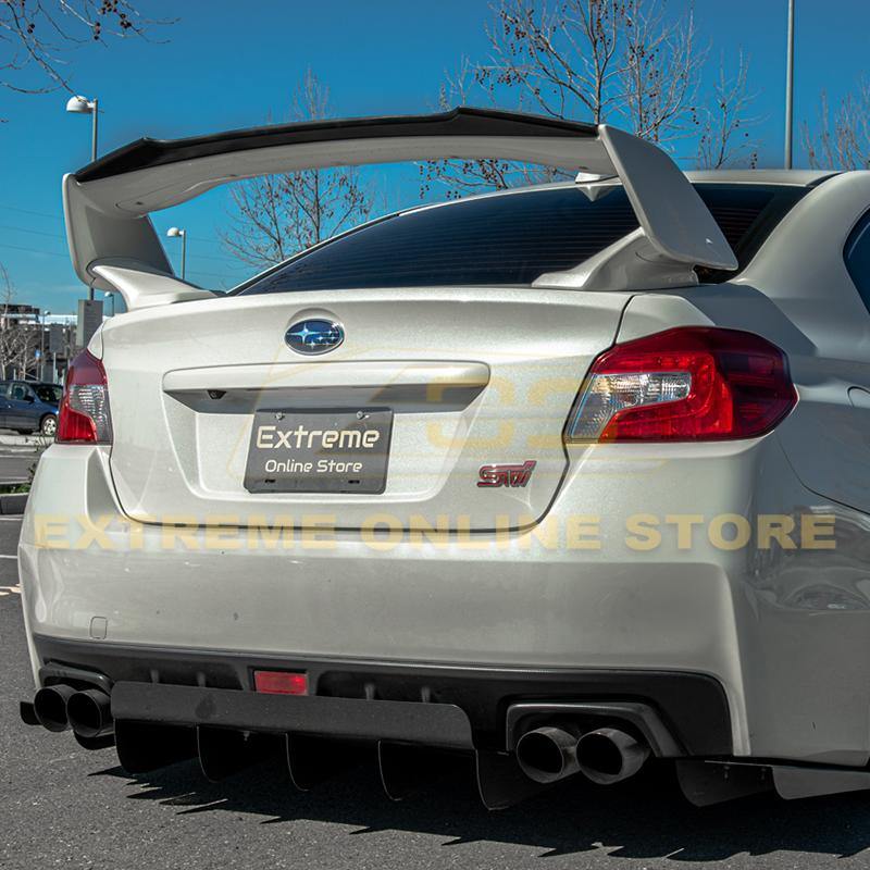 Extreme Online Store [15 - 21 WRX/STI] Rear Gurney Flap Spoiler Extension - JDMuscleSpoilers and WingsSPOILER-197-ABSPrimer Black