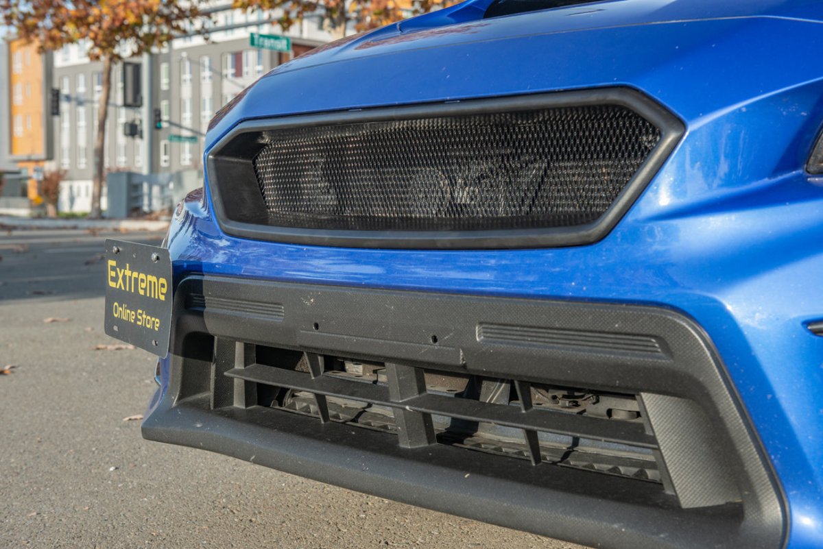 Extreme Online Store [18 - 21 WRX/STI] CS Front Mesh Grille Vent Cover - JDMuscleGrillesGRILL-318-ABSMatte Black