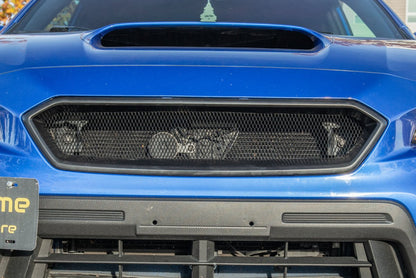 Extreme Online Store [18 - 21 WRX/STI] CS Front Mesh Grille Vent Cover - JDMuscleGrillesGRILL-318-ABSMatte Black