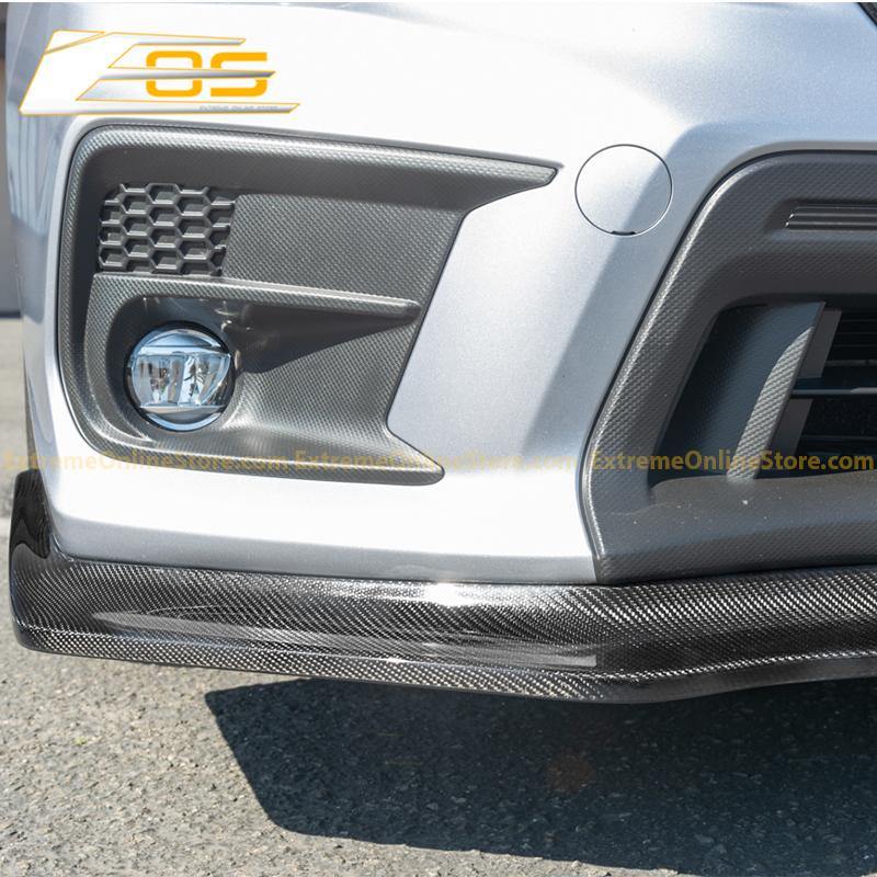 Extreme Online Store [18 - 21 WRX/STi] CS Front Splitter Lip Ground Effect - JDMuscleFront LipsFLIP-179-CFLKHydro Dipped Carbon