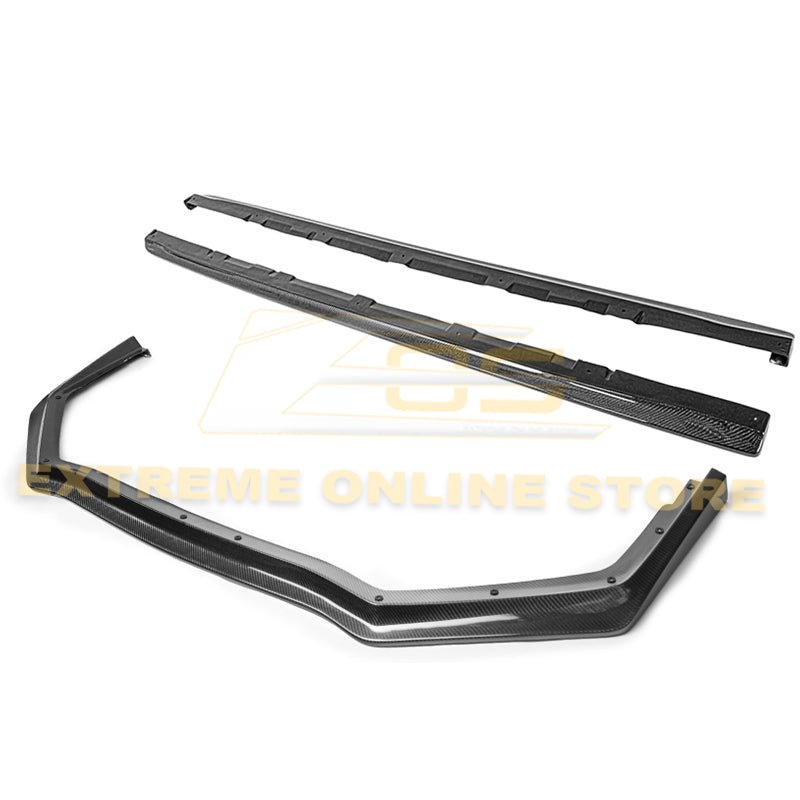 Extreme Online Store [18 - 21 WRX/STI] CS Front Splitter & Side Skirts - JDMuscleFront LipsFLIP-179-PU_SS-289-PUPrimer Black