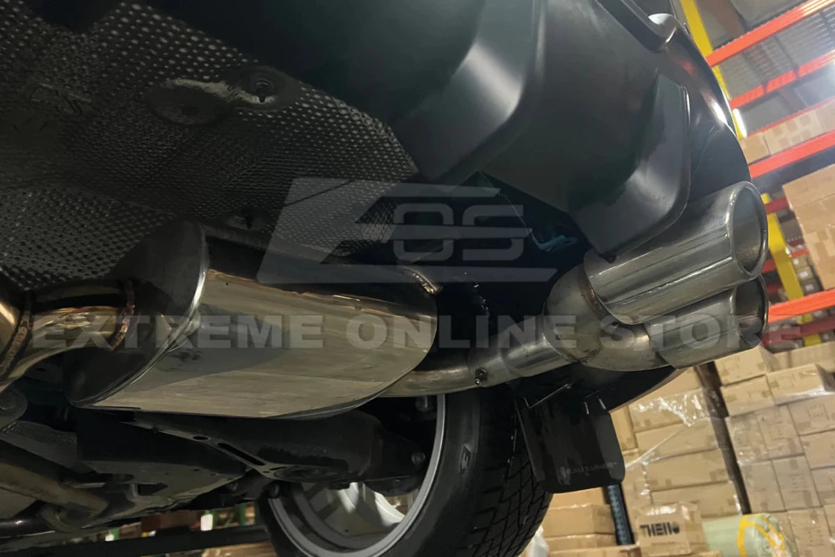 Extreme Online Store [19 - 25 Corolla Hatchback] Quad Tips Cat Back Exhaust - JDMuscleCat Back Exhaust SystemEXT-CB010Quad Tips
