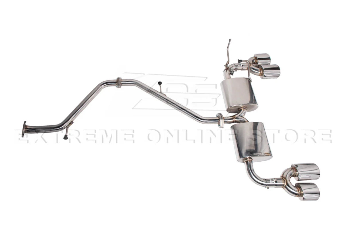 Extreme Online Store [19 - 25 Corolla Hatchback] Quad Tips Cat Back Exhaust - JDMuscleCat Back Exhaust SystemEXT-CB010Quad Tips