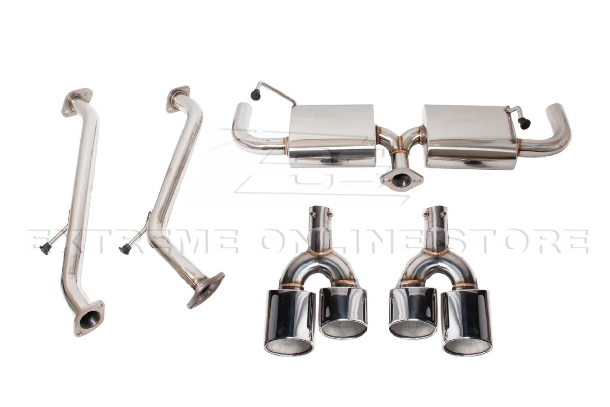 Extreme Online Store [19 - 25 Corolla Hatchback] Quad Tips Cat Back Exhaust - JDMuscleCat Back Exhaust SystemEXT-CB010Quad Tips