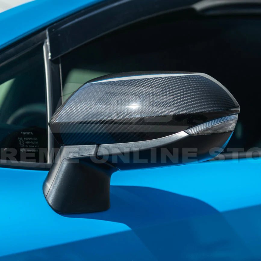Extreme Online Store [19 - 25 Toyota Corolla] JDM Mirror Cover Cap Pair | MC - 1072 - BKCF - JDMuscleExterior GarnishesMC-1072-BKCF