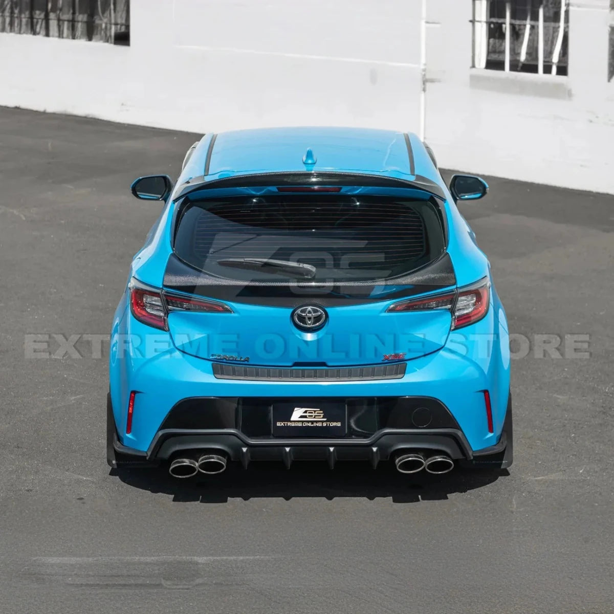 Extreme Online Store [19 - 25 Toyota GR Corolla] Rear Hatch Mid Wing Spoiler | SPOILER - 1137 - BKCF - JDMuscleSpoilers and WingsSPOILER-1137-BKCF