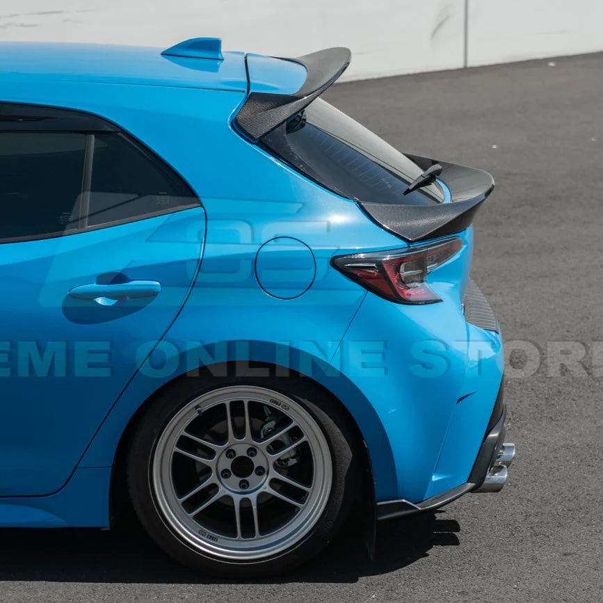 Extreme Online Store [19 - 25 Toyota GR Corolla] Rear Hatch Mid Wing Spoiler | SPOILER - 1137 - BKCF - JDMuscleSpoilers and WingsSPOILER-1137-BKCF
