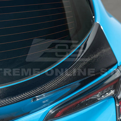 Extreme Online Store [19 - 25 Toyota GR Corolla] Rear Hatch Mid Wing Spoiler | SPOILER - 1137 - BKCF - JDMuscleSpoilers and WingsSPOILER-1137-BKCF
