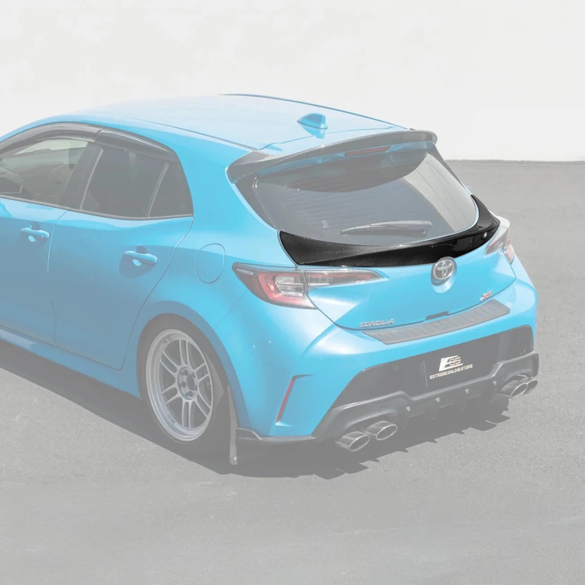 Extreme Online Store [19 - 25 Toyota GR Corolla] Rear Hatch Mid Wing Spoiler | SPOILER - 1137 - BKCF - JDMuscleSpoilers and WingsSPOILER-1137-BKCF