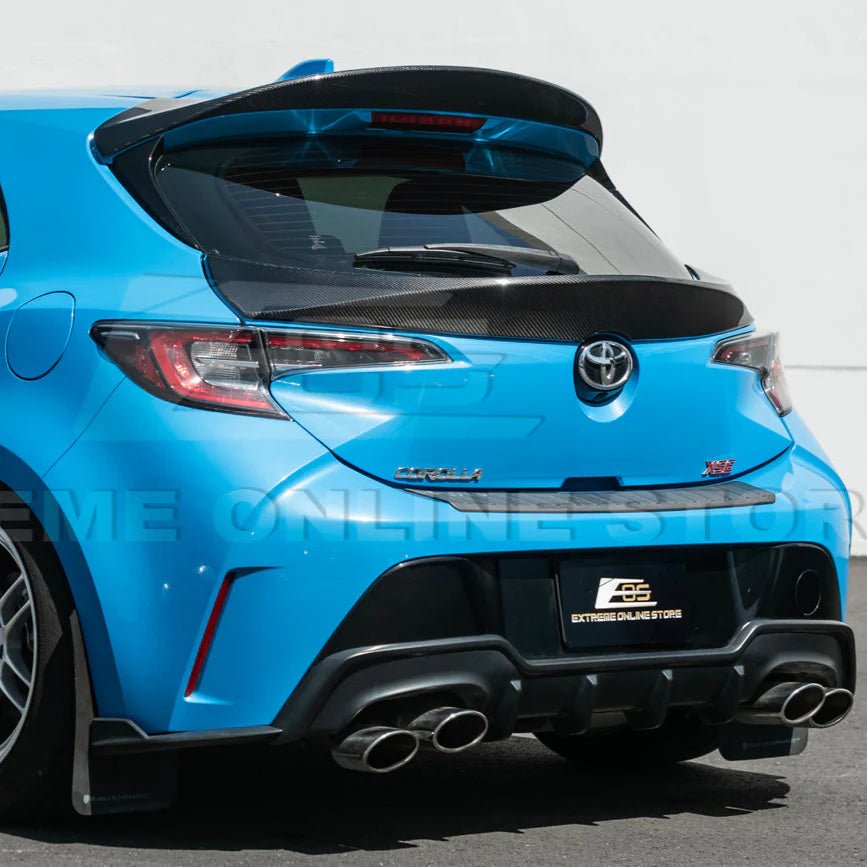 Extreme Online Store [19 - 25 Toyota GR Corolla] Rear Hatch Mid Wing Spoiler | SPOILER - 1137 - BKCF - JDMuscleSpoilers and WingsSPOILER-1137-BKCF