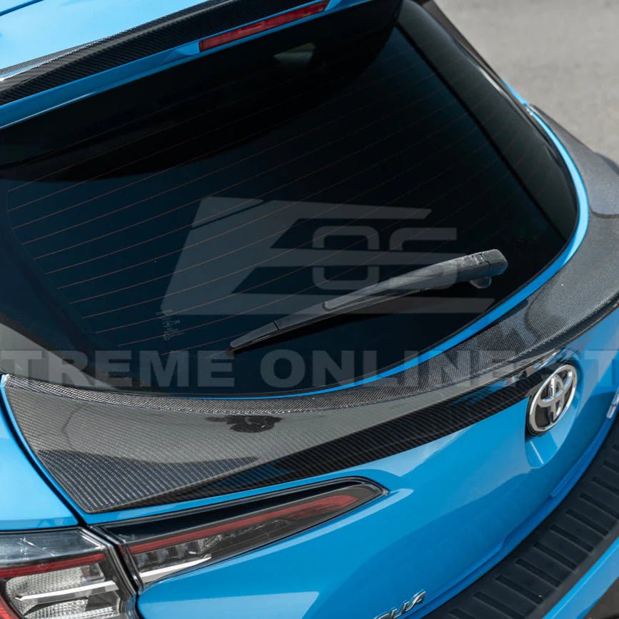 Extreme Online Store [19 - 25 Toyota GR Corolla] Rear Hatch Mid Wing Spoiler | SPOILER - 1137 - BKCF - JDMuscleSpoilers and WingsSPOILER-1137-BKCF