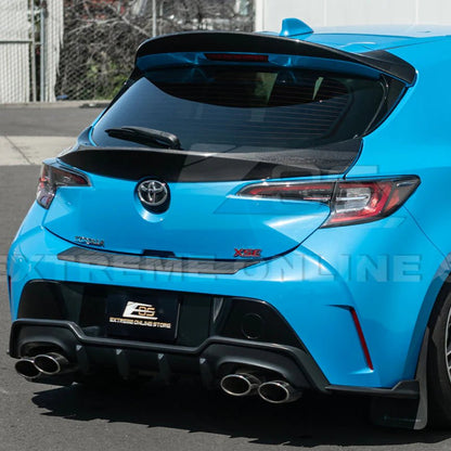 Extreme Online Store [19 - 25 Toyota GR Corolla] Rear Hatch Mid Wing Spoiler | SPOILER - 1137 - BKCF - JDMuscleSpoilers and WingsSPOILER-1137-BKCF