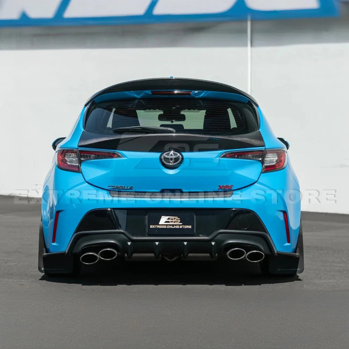 Extreme Online Store [19 - 25 Toyota GR Corolla] Rear Hatch Mid Wing Spoiler | SPOILER - 1137 - BKCF - JDMuscleSpoilers and WingsSPOILER-1137-BKCF
