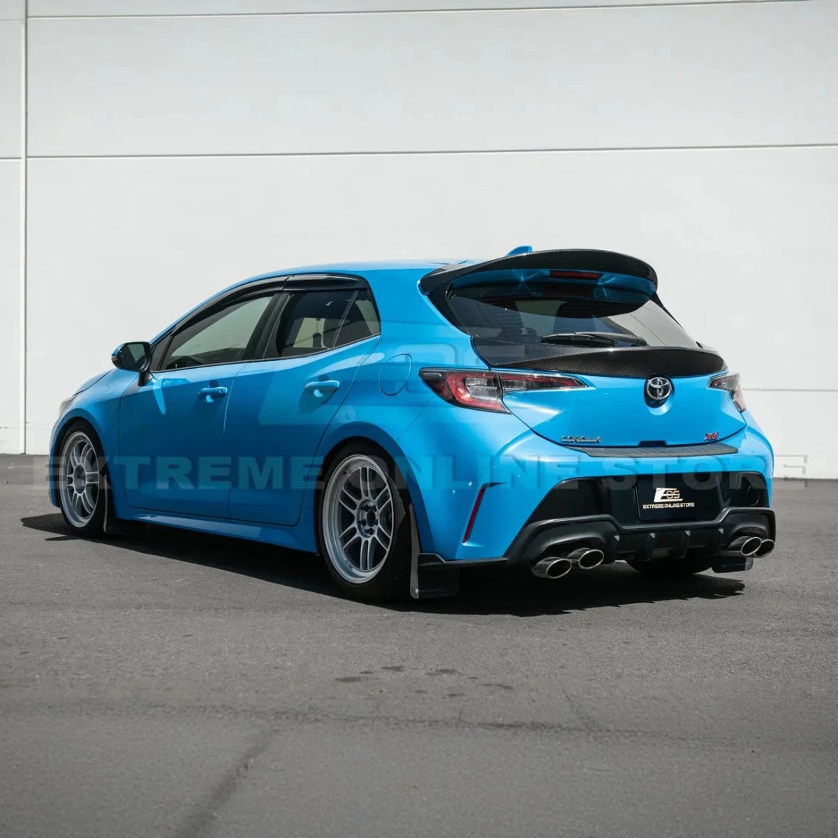 Extreme Online Store [19 - 25 Toyota GR Corolla] Rear Roof Wing Duckbill Spoiler | SPOILER - 1136 - BKCF - JDMuscleSpoilers and WingsSPOILER-1136-BKCF