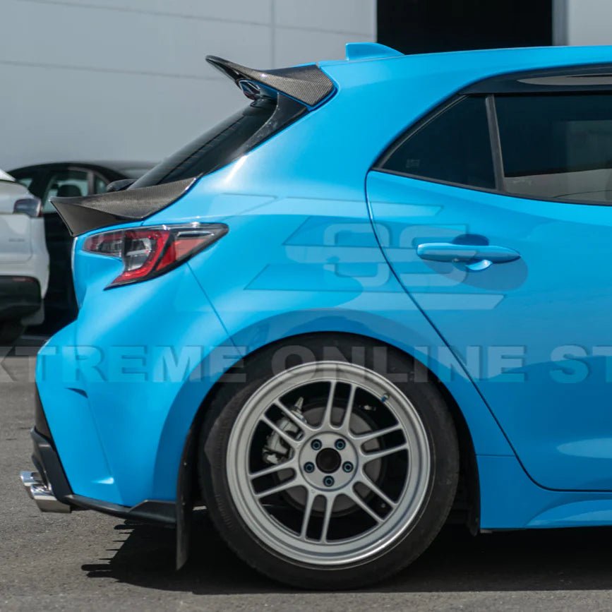 Extreme Online Store [19 - 25 Toyota GR Corolla] Rear Roof Wing Duckbill Spoiler | SPOILER - 1136 - BKCF - JDMuscleSpoilers and WingsSPOILER-1136-BKCF