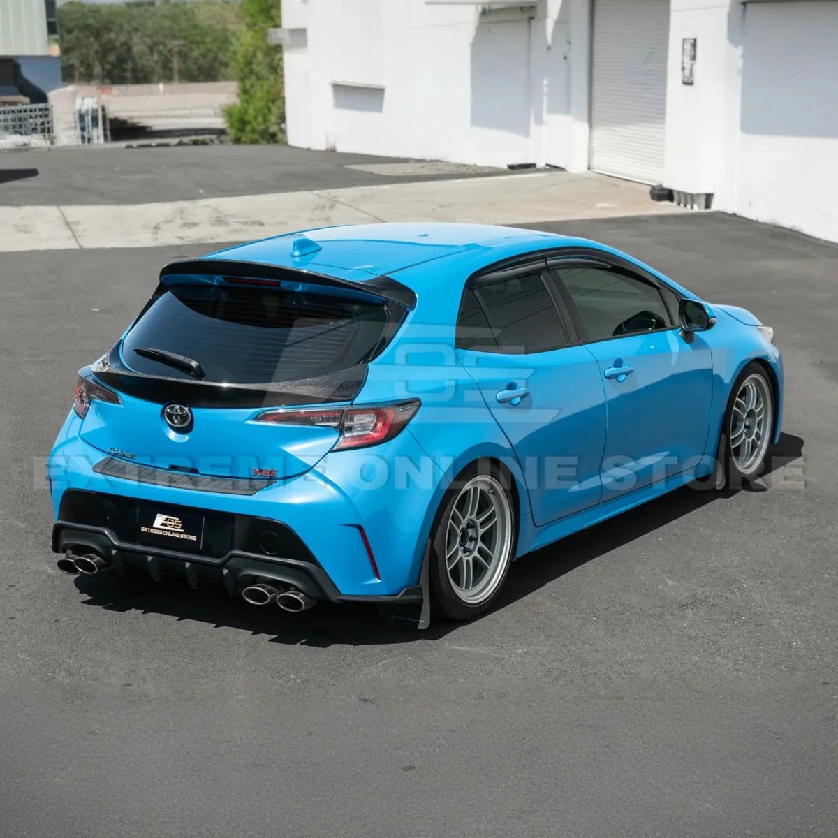 Extreme Online Store [19 - 25 Toyota GR Corolla] Rear Roof Wing Duckbill Spoiler | SPOILER - 1136 - BKCF - JDMuscleSpoilers and WingsSPOILER-1136-BKCF