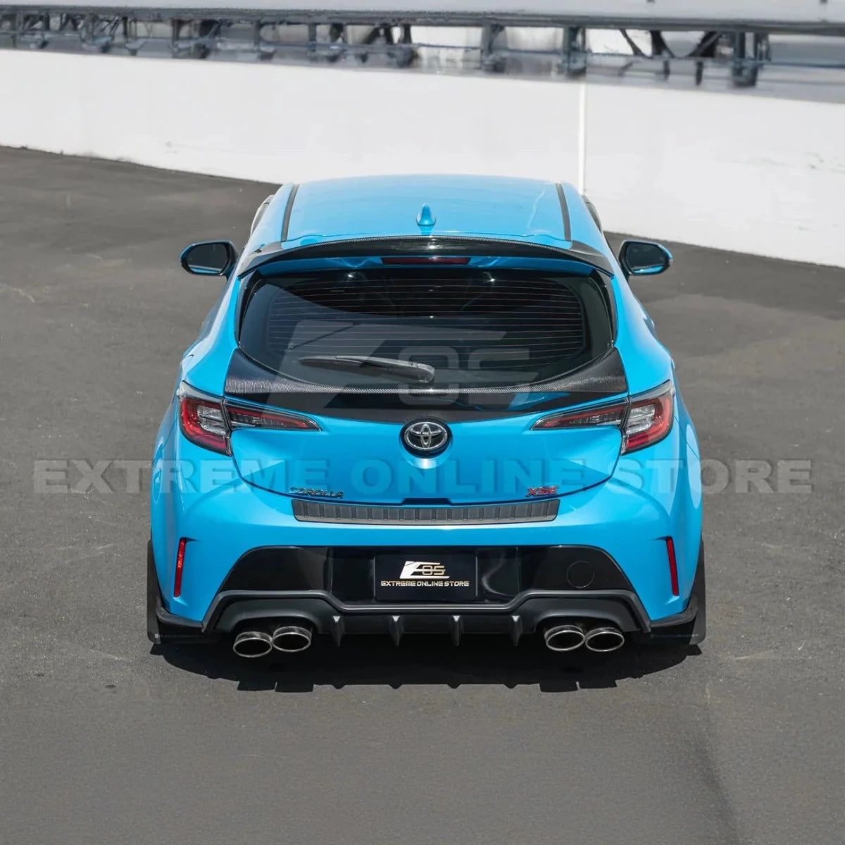Extreme Online Store [19 - 25 Toyota GR Corolla] Rear Roof Wing Duckbill Spoiler | SPOILER - 1136 - BKCF - JDMuscleSpoilers and WingsSPOILER-1136-BKCF