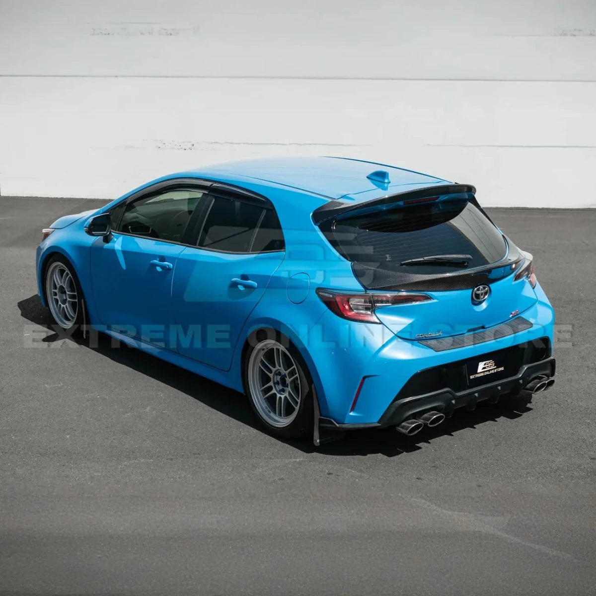 Extreme Online Store [19 - 25 Toyota GR Corolla] Rear Roof Wing Duckbill Spoiler | SPOILER - 1136 - BKCF - JDMuscleSpoilers and WingsSPOILER-1136-BKCF