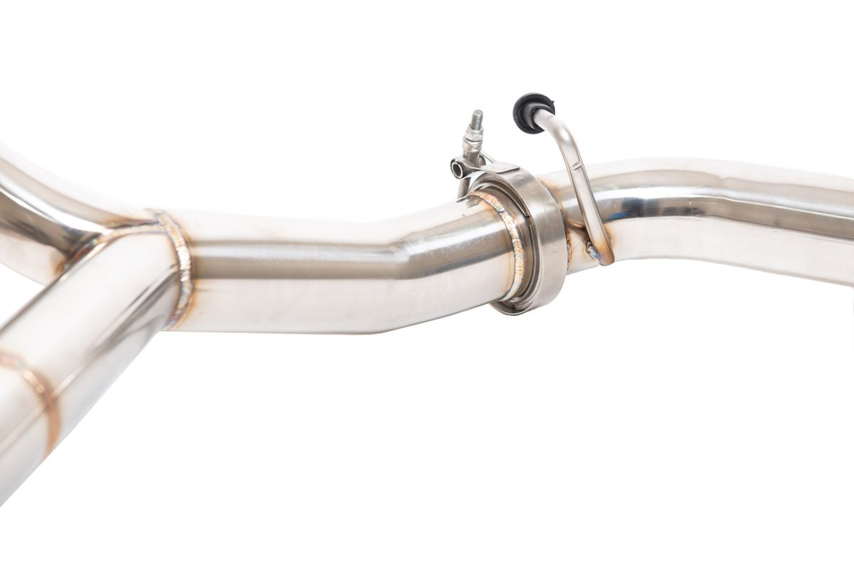 EXTREME ONLINE STORE [22 - 26 WRX] 3" TO 2.5" PIPING T304 STAINLESS STEEL RESONATED MID PIPE | EXT - MP055 - JDMuscleExhaust Mid PipesEXT-MP055