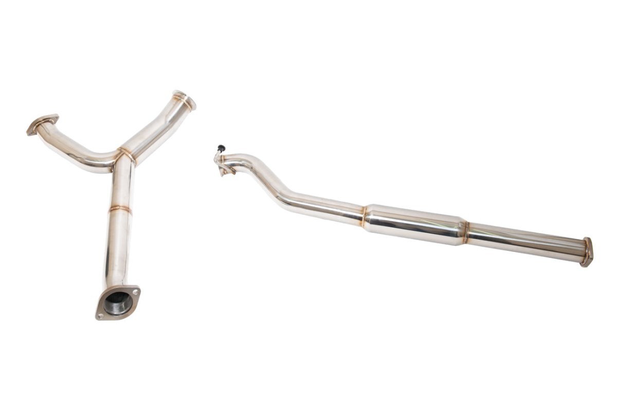 EXTREME ONLINE STORE [22 - 26 WRX] 3" TO 2.5" PIPING T304 STAINLESS STEEL RESONATED MID PIPE | EXT - MP055 - JDMuscleExhaust Mid PipesEXT-MP055