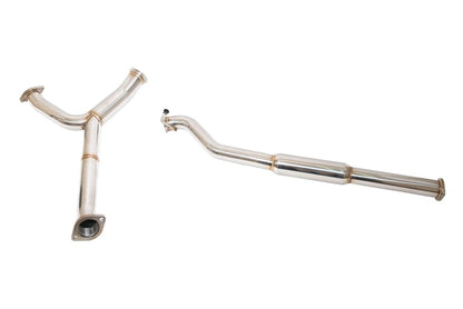 EXTREME ONLINE STORE [22 - 26 WRX] 3" TO 2.5" PIPING T304 STAINLESS STEEL RESONATED MID PIPE | EXT - MP055 - JDMuscleExhaust Mid PipesEXT-MP055