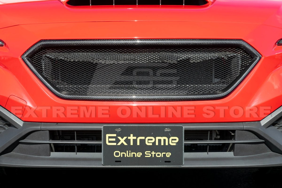 Extreme Online Store [22 - 26 WRX] CS Carbon Fiber Front Mesh Grille Front Grille - JDMuscleGrillesWRX-22-GRILLE-CFCarbon Fiber