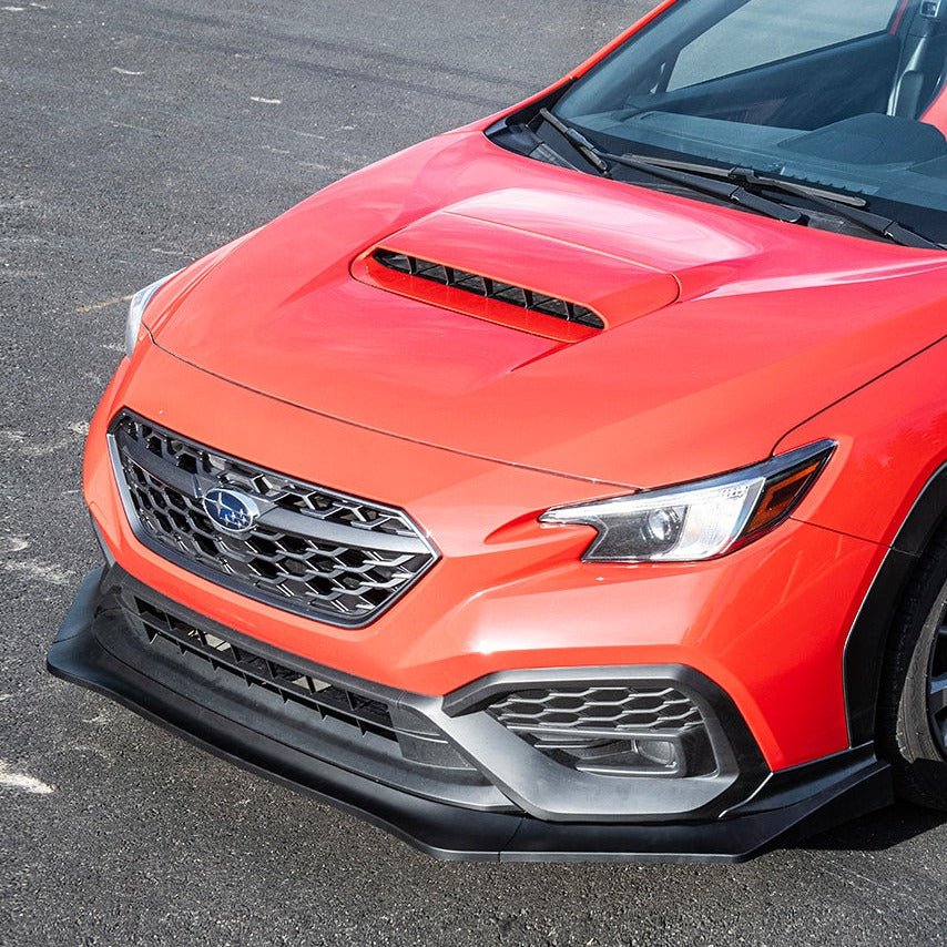EXTREME ONLINE STORE [22 - 26 WRX] JDM CS PACKAGE FRONT BUMPER LIP SPLITTER - JDMuscleFront Wind SplitterFLIP-543-ABSMatte Black