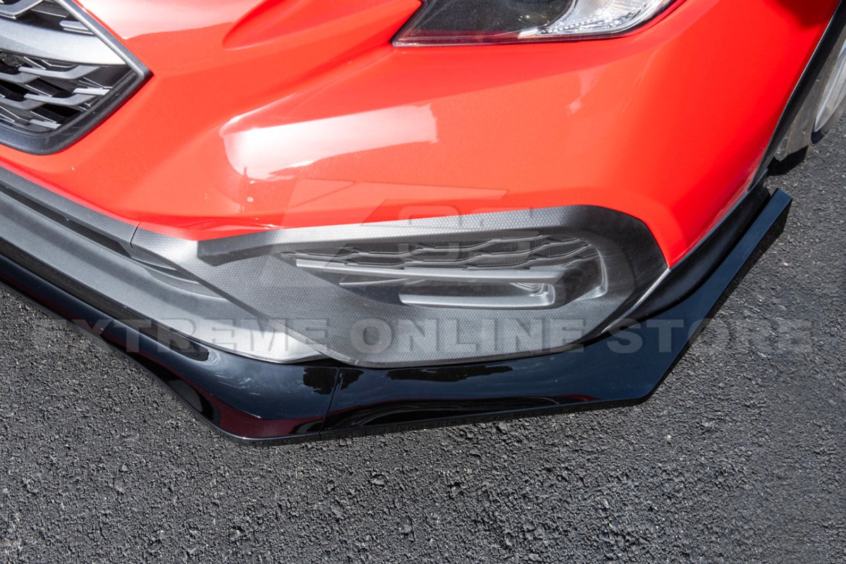 EXTREME ONLINE STORE [22 - 26 WRX] JDM CS PACKAGE FRONT BUMPER LIP SPLITTER - JDMuscleFront Wind SplitterFLIP-543-ABSMatte Black