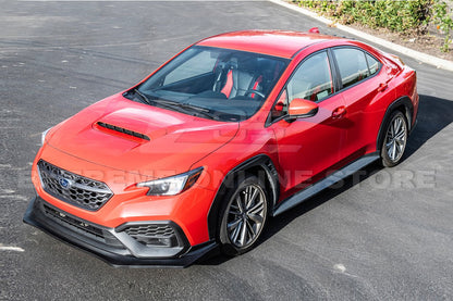 EXTREME ONLINE STORE [22 - 26 WRX] JDM CS PACKAGE FRONT BUMPER LIP SPLITTER - JDMuscleFront Wind SplitterFLIP-543-ABSMatte Black