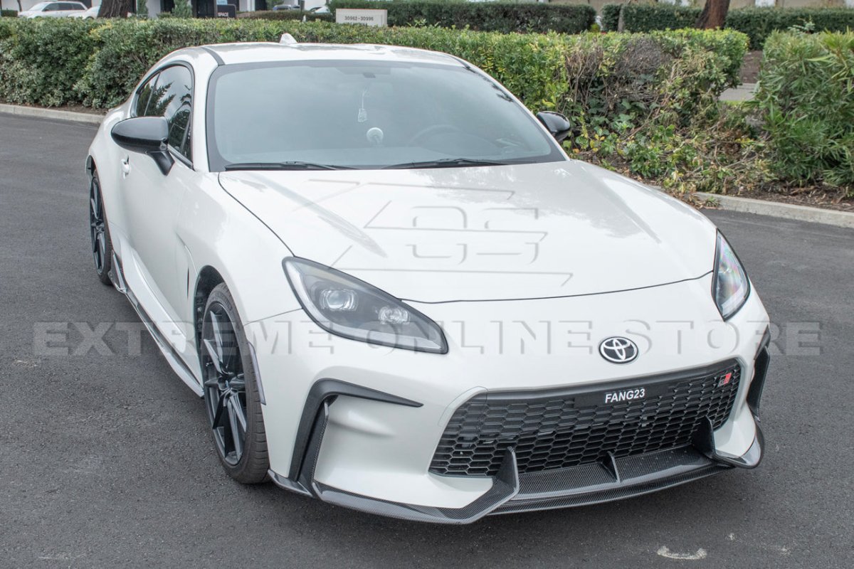 EXTREME ONLINE STORE [22 - UP GR86] CARBON FIBER FRONT LIP & SIDE SKIRTS | GR86 - 22 - Lip - CF_GR86 - 22 - SBL - CF - JDMuscleFront LipsGR86-22-Lip-CF_GR86-22-SBL-CF