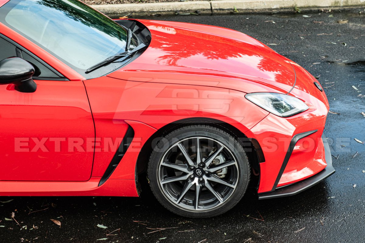 EXTREME ONLINE STORE [22 - UP GR86] CS PACKAGE FRONT LIP SPLITTER - JDMuscleFront LipsFLIP-679-ABSPrimed Black