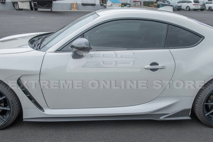 EXTREME ONLINE STORE 22 - UP TOYOTA GR86 CARBON FIBER SIDE SKIRTS | GR86 - 22 - SBK - CF - JDMuscleSide SkirtsGR86-22-SBK-CF