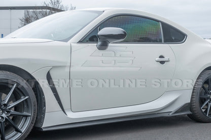 EXTREME ONLINE STORE 22 - UP TOYOTA GR86 CARBON FIBER SIDE SKIRTS | GR86 - 22 - SBK - CF - JDMuscleSide SkirtsGR86-22-SBK-CF