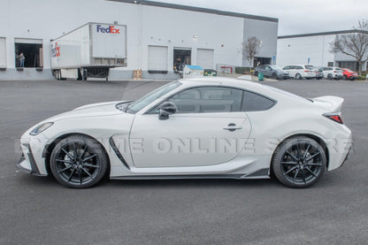 EXTREME ONLINE STORE 22 - UP TOYOTA GR86 CARBON FIBER SIDE SKIRTS | GR86 - 22 - SBK - CF - JDMuscleSide SkirtsGR86-22-SBK-CF