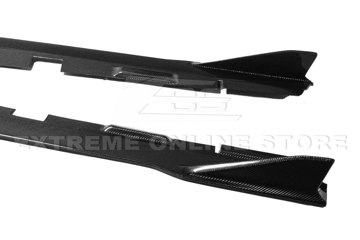 EXTREME ONLINE STORE 22 - UP TOYOTA GR86 CARBON FIBER SIDE SKIRTS | GR86 - 22 - SBK - CF - JDMuscleSide SkirtsGR86-22-SBK-CF