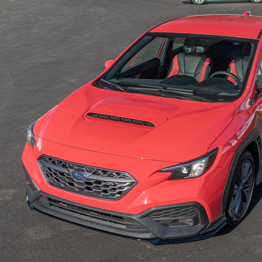 EXTREME ONLINE STORE 22 - UP WRX PERFORMANCE FRONT BUMPER LIP SPLITTER - JDMuscleFront Wind SplitterWRX22-LIP-BLACKGlossy Black