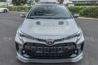 Extreme Online Store [23 - 25 GR Toyota Corolla] Carbon Fiber Front Bulge Hood Vent | VENT - 689 - BKCF - JDMuscleHood Scoops / VentsVENT-689-BKCF