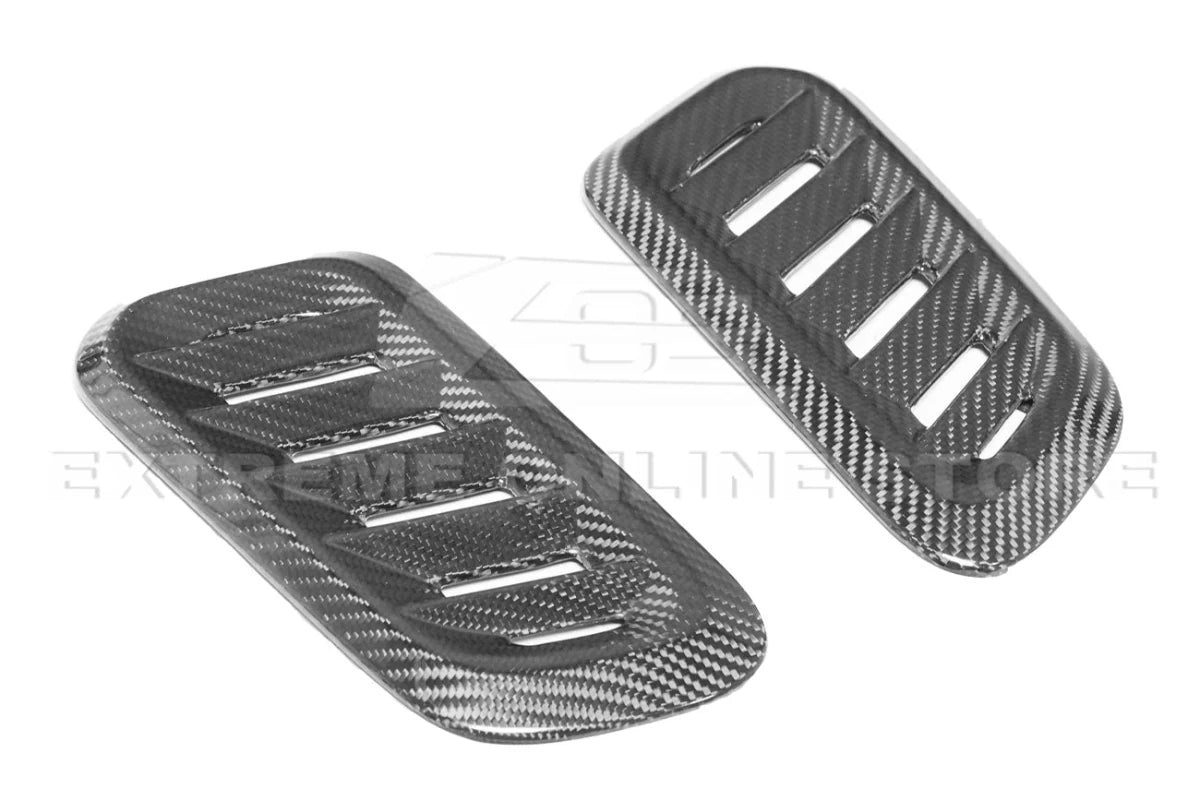 Extreme Online Store [23 - 25 GR Toyota Corolla] Carbon Fiber Front Bulge Hood Vent | VENT - 689 - BKCF - JDMuscleHood Scoops / VentsVENT-689-BKCF