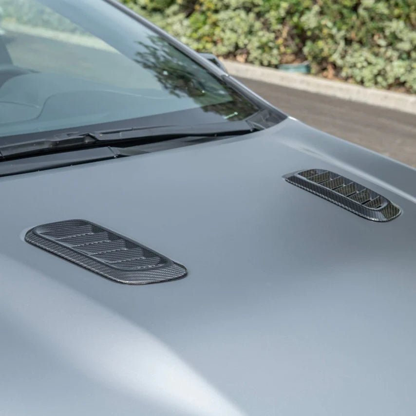 Extreme Online Store [23 - 25 GR Toyota Corolla] Carbon Fiber Front Bulge Hood Vent | VENT - 689 - BKCF - JDMuscleHood Scoops / VentsVENT-689-BKCF