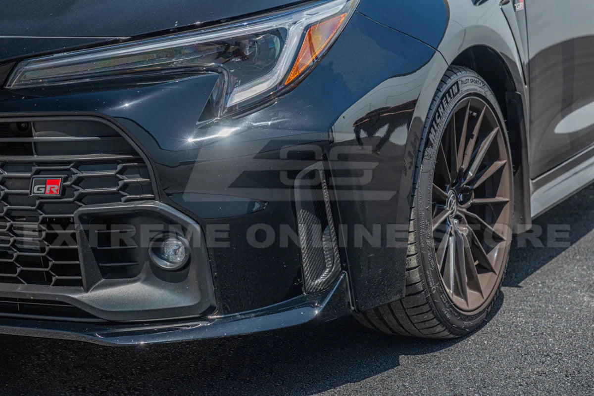 Extreme Online Store [23 - 25 GR Toyota Corolla] Carbon Fiber Front Bumper Hol Grille | GRILL - 688 - BKCF - JDMuscleExterior GarnishesGRILL-688-BKCF