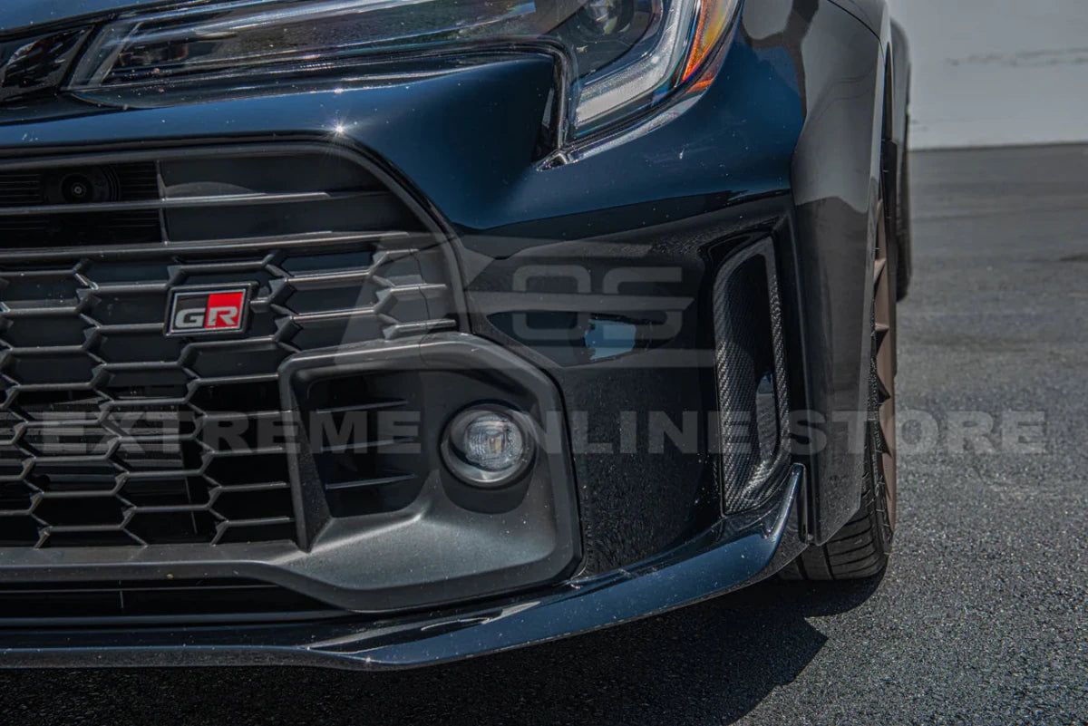 Extreme Online Store [23 - 25 GR Toyota Corolla] Carbon Fiber Front Bumper Hol Grille | GRILL - 688 - BKCF - JDMuscleExterior GarnishesGRILL-688-BKCF