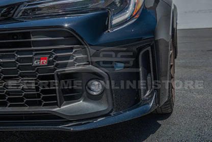 Extreme Online Store [23 - 25 GR Toyota Corolla] Carbon Fiber Front Bumper Hol Grille | GRILL - 688 - BKCF - JDMuscleExterior GarnishesGRILL-688-BKCF