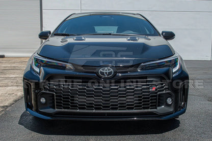Extreme Online Store [23 - 25 GR Toyota Corolla] Carbon Fiber Front Bumper Hol Grille | GRILL - 688 - BKCF - JDMuscleExterior GarnishesGRILL-688-BKCF
