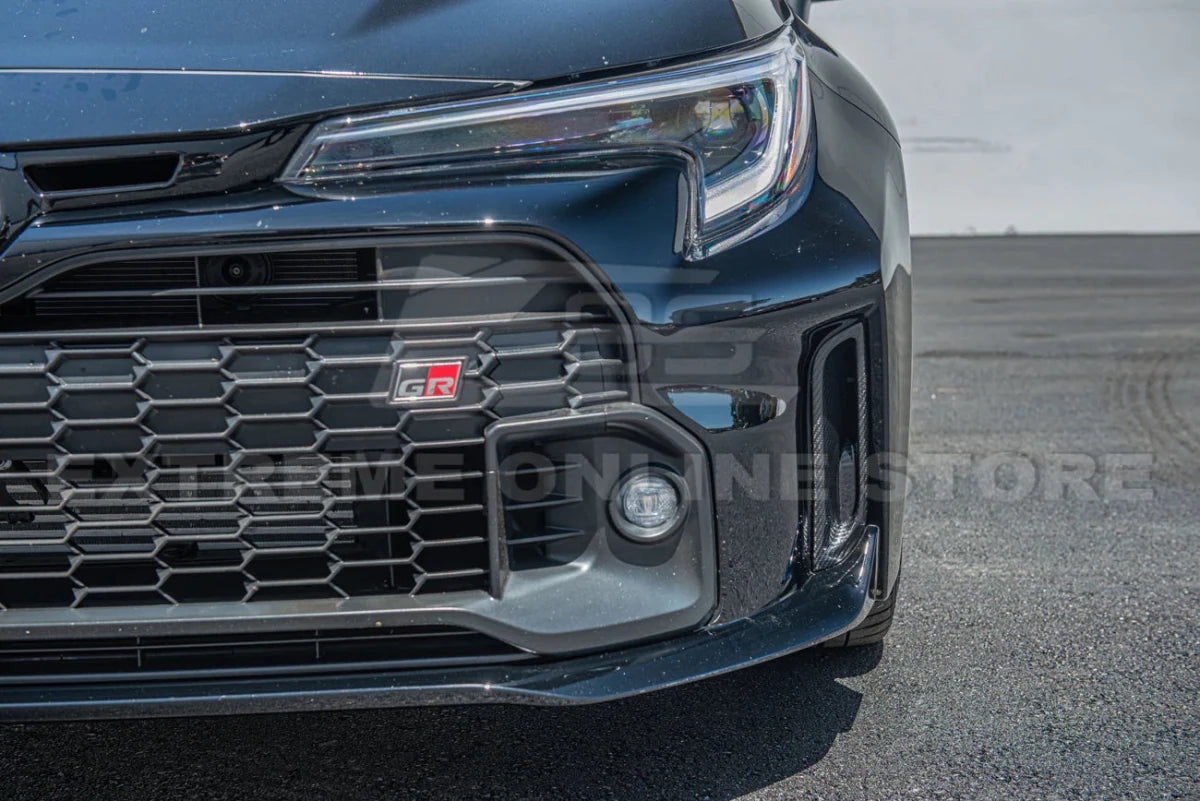 Extreme Online Store [23 - 25 GR Toyota Corolla] Carbon Fiber Front Bumper Hol Grille | GRILL - 688 - BKCF - JDMuscleExterior GarnishesGRILL-688-BKCF