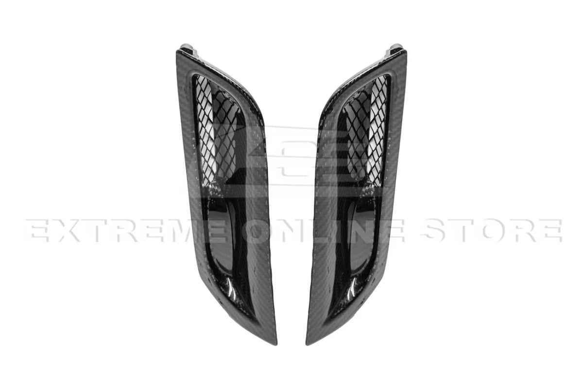 Extreme Online Store [23 - 25 GR Toyota Corolla] Carbon Fiber Front Bumper Hol Grille | GRILL - 688 - BKCF - JDMuscleExterior GarnishesGRILL-688-BKCF