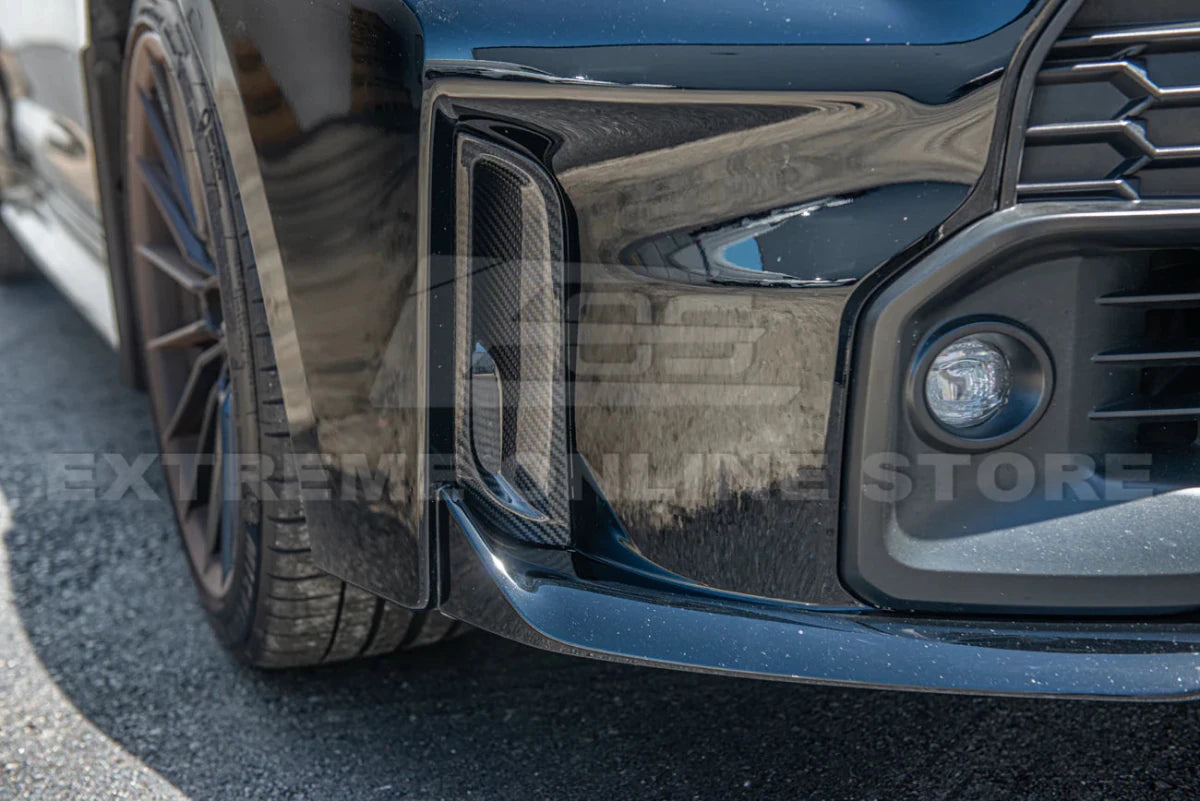 Extreme Online Store [23 - 25 GR Toyota Corolla] Carbon Fiber Front Bumper Hol Grille | GRILL - 688 - BKCF - JDMuscleExterior GarnishesGRILL-688-BKCF